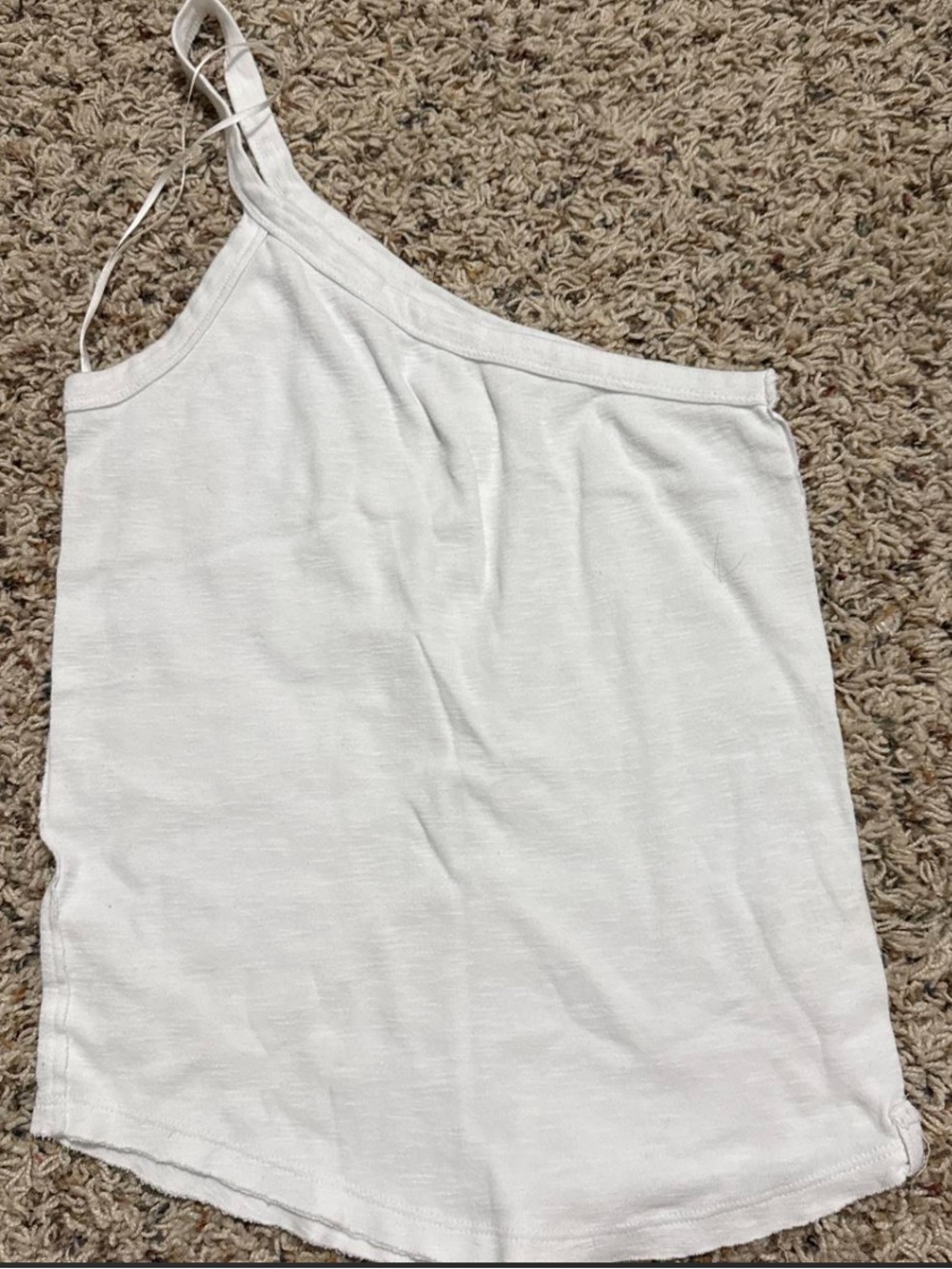 We The Free White One-Shoulder Camisole